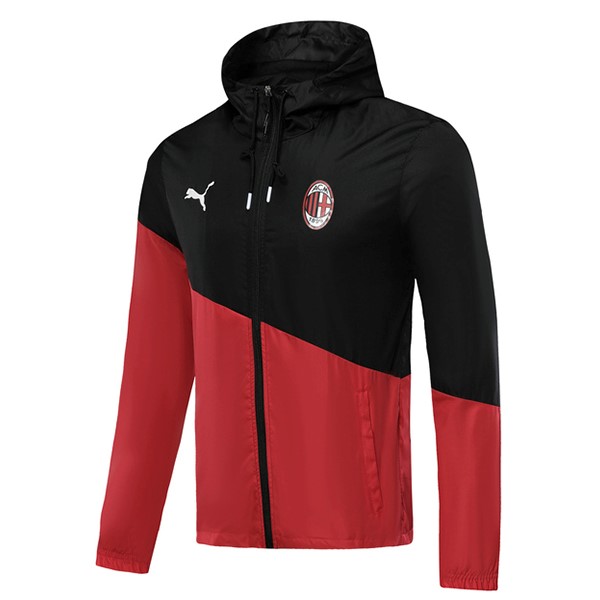 Rompevientos AC Milan 2019 2020 Negro Rojo